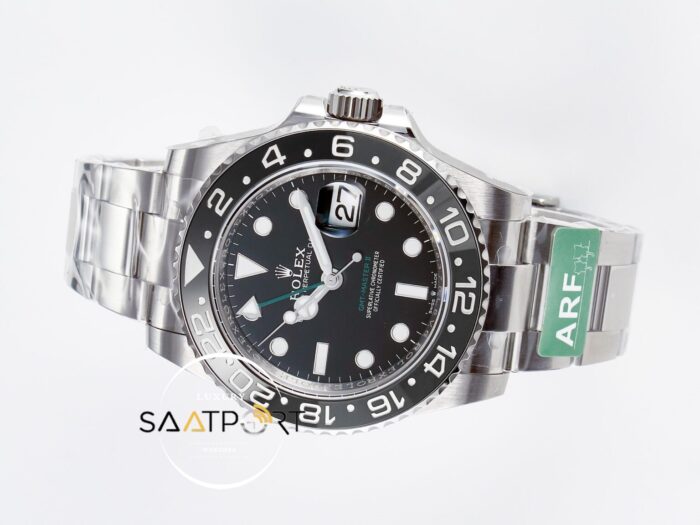 Rolex GMT-Master II 40mm ARF 126710 GRNR Siyah Gri Seramik Bezel Oyster 3285 ETA