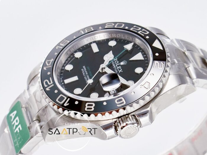 Rolex GMT-Master II 40mm ARF 126710 GRNR Siyah Gri Seramik Bezel Oyster 3285 ETA