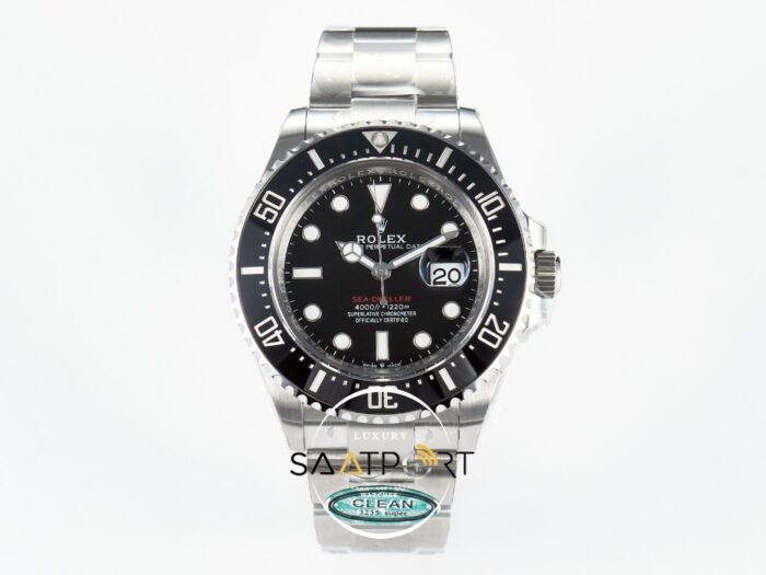 Rolex Sea-Dweller 43mm 126600 Clean 904L Kasa Seramik Bezel 3235 ETA