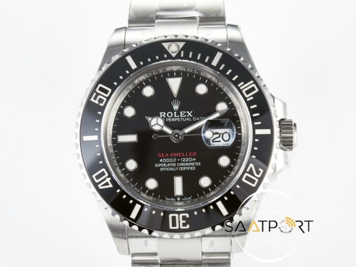 Rolex Sea-Dweller 43mm 126600 Clean 904L Kasa Seramik Bezel 3235 ETA