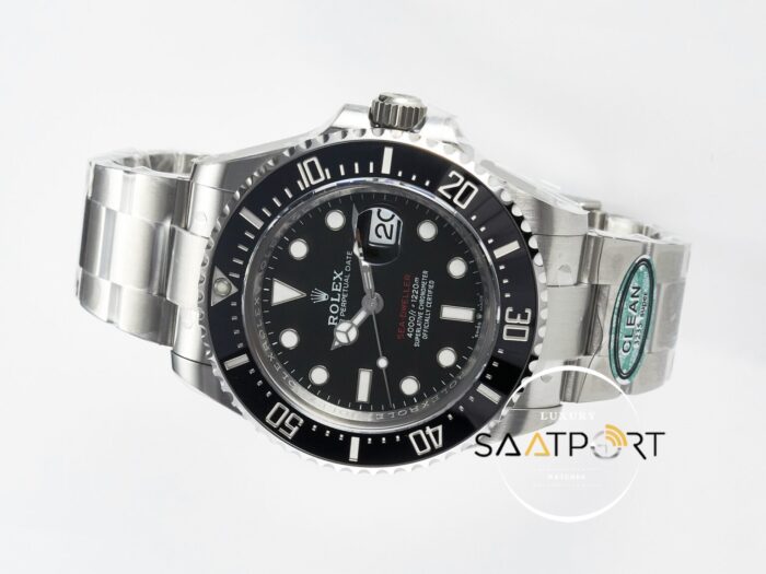 Rolex Sea-Dweller 43mm 126600 Clean 904L Kasa Seramik Bezel 3235 ETA