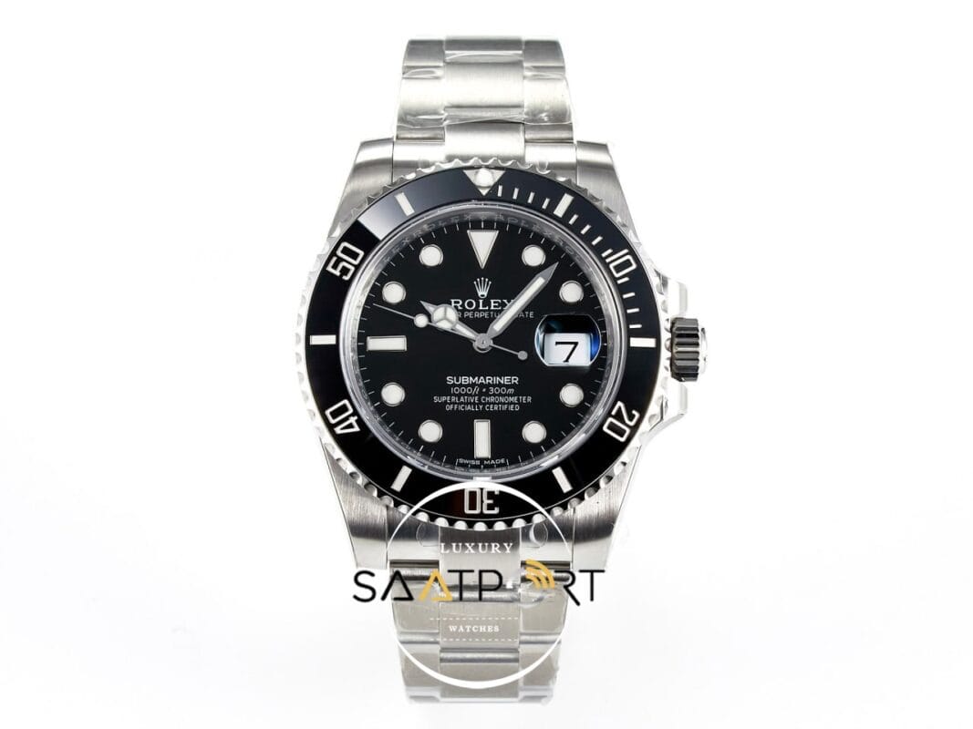 Rolex Submariner Date 40mm 116610LN VSF Siyah Kadran 3135 Super Clone ETA