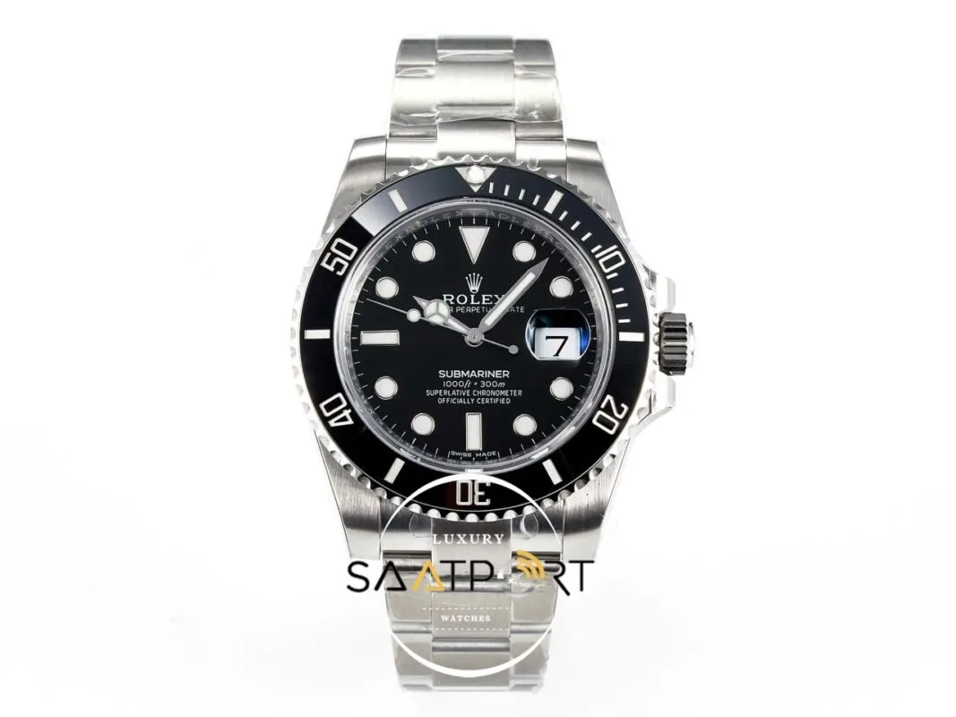 Rolex Submariner Date 40mm 116610LN VSF Siyah Kadran 3135 Super Clone ETA