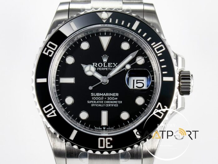 Rolex Submariner Date 41mm 126610LN VSF Siyah Kadran 3235 Super Clone ETA