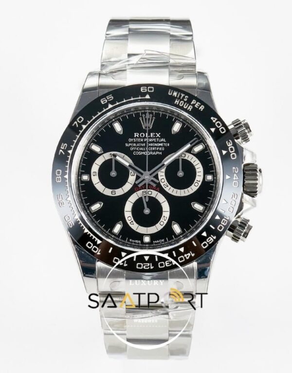 Rolex Daytona 116500LN Black Vsf Factory 904L Steel 40mm 4130 Super Clone ETA