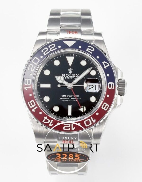Rolex GMT-Master II 40mm QF Factory 126710BLRO Pepsi 3285 Super Clone ETA