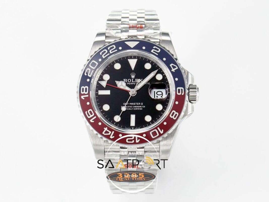 Rolex GMT-Master II QF Factory 40mm 126710BLRO Jubilee Pepsi 3285 Super Clone ETA
