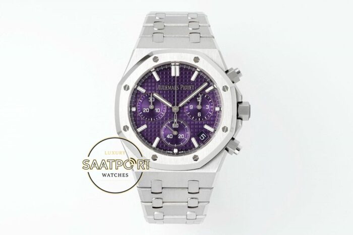 Audemars Piguet Royal Oak 26240BC Mor Kadran APS Factory 4401 Super Clone ETA