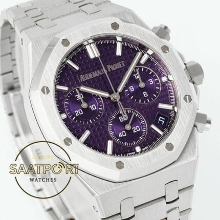 Audemars Piguet Royal Oak 26240BC Mor Kadran APS Factory 4401 Super Clone ETA