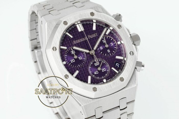 Audemars Piguet Royal Oak 26240BC Mor Kadran APS Factory 4401 Super Clone ETA