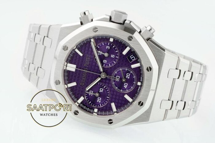 Audemars Piguet Royal Oak 26240BC Mor Kadran APS Factory 4401 Super Clone ETA
