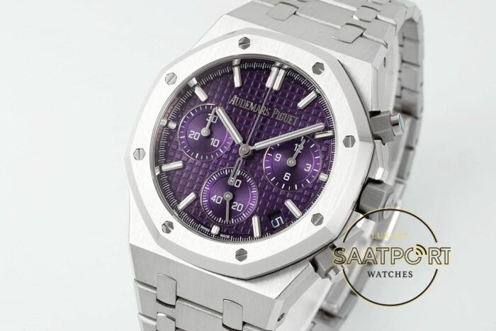 Audemars Piguet Royal Oak 26240BC Mor Kadran APS Factory 4401 Super Clone ETA