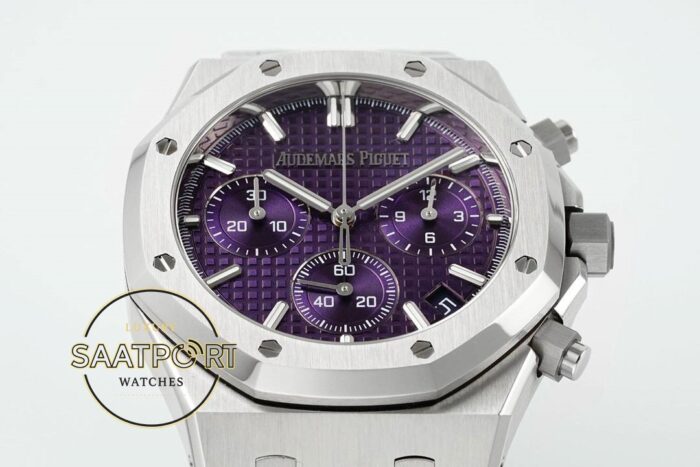 Audemars Piguet Royal Oak 26240BC Mor Kadran APS Factory 4401 Super Clone ETA