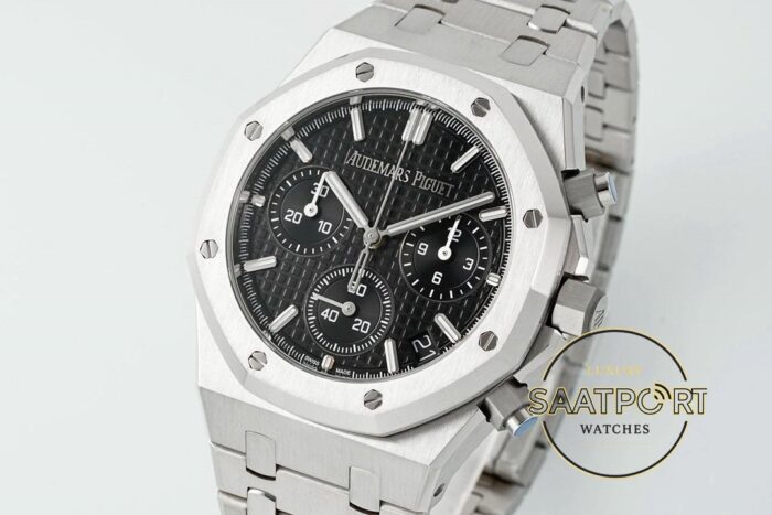 Audemars Piguet Royal Oak 26240ST Siyah Kadran APS Factory 4401 Super Clone ETA