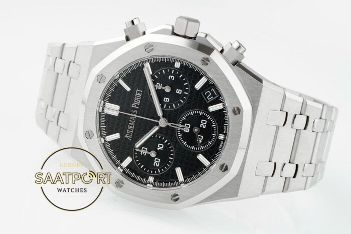 Audemars Piguet Royal Oak 26240ST Siyah Kadran APS Factory 4401 Super Clone ETA