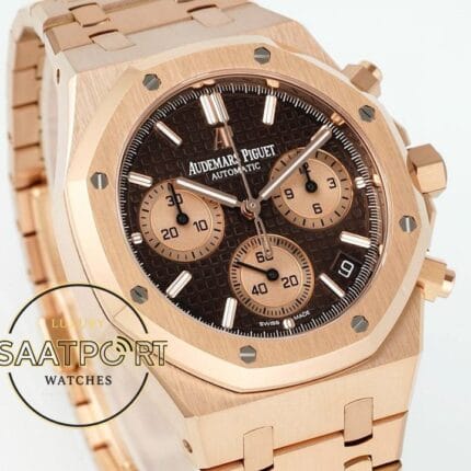 Audemars Piguet Royal Oak Rose 26239OR Kahve Kadran APS Factory 4401 Super Clone ETA