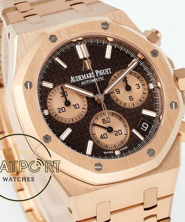 Audemars Piguet Royal Oak Rose 26239OR Kahve Kadran APS Factory 4401 Super Clone ETA