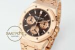 Audemars Piguet Royal Oak Rose 26239OR Kahve Kadran APS Factory 4401 Super Clone ETA