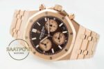Audemars Piguet Royal Oak Rose 26239OR Kahve Kadran APS Factory 4401 Super Clone ETA