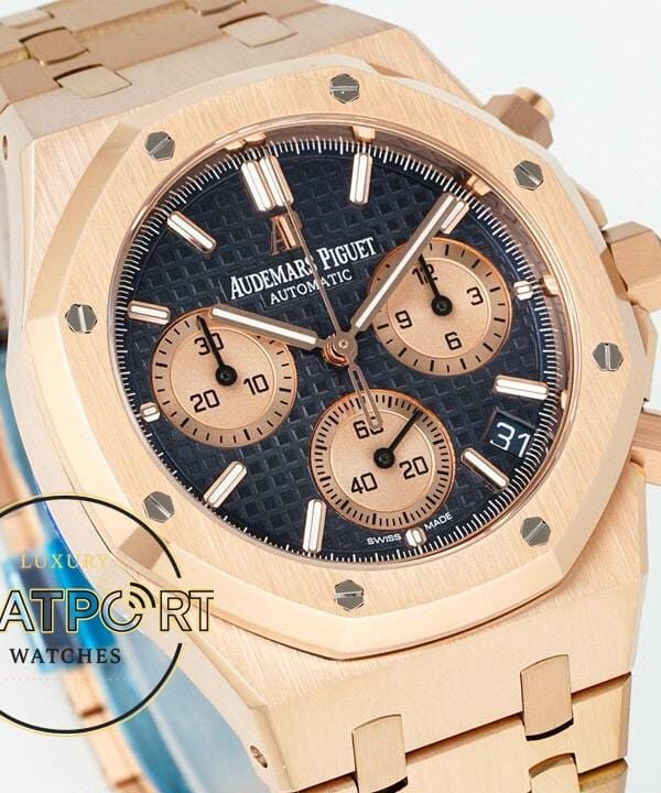 Audemars Piguet Royal Oak Rose 26239OR Mavi Kadran APS Factory 4401 Super Clone ETA