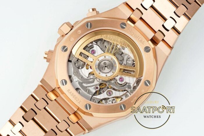 Audemars Piguet Royal Oak Rose 26320OR Gümüş Kadran APS Factory 4401 Super Clone ETA