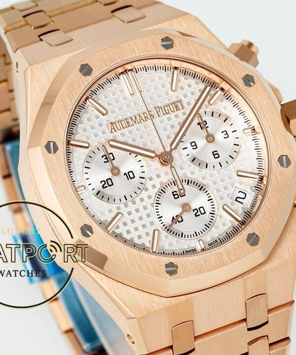 Audemars Piguet Royal Oak Rose 26320OR Gümüş Kadran APS Factory 4401 Super Clone ETA