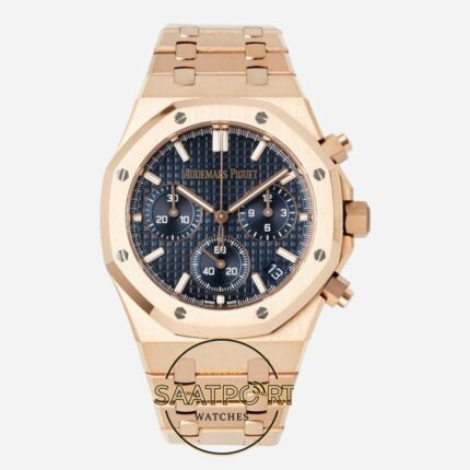Audemars Piguet Royal Oak Rose Kasa 26240OR Mavi Kadran APS Factory 4401 Super Clone ETA