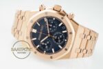 Audemars Piguet Royal Oak Rose Kasa 26240OR Mavi Kadran APS Factory 4401 Super Clone ETA