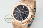 Audemars Piguet Royal Oak Rose Kasa 26240OR Mavi Kadran APS Factory 4401 Super Clone ETA