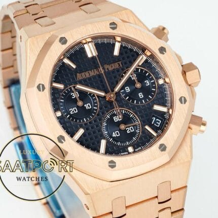Audemars Piguet Royal Oak Rose Kasa 26240OR Mavi Kadran APS Factory 4401 Super Clone ETA
