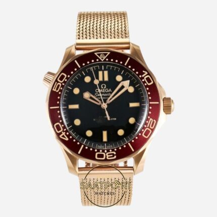 Omega Seamaster Diver 300m Bronze Gold Burgundy Red Super Clone ETA