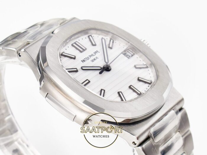 Patek Philippe Nautilus 57111A-011 Beyaz Kadran Super Clone ETA