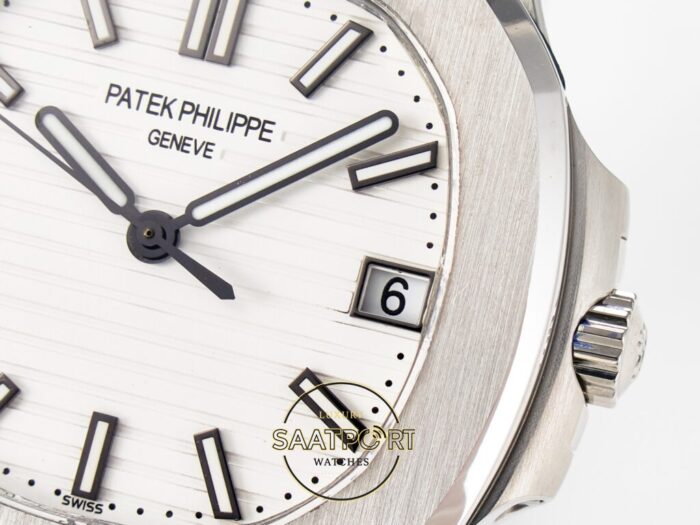 Patek Philippe Nautilus 57111A-011 Beyaz Kadran Super Clone ETA