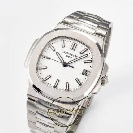 Patek Philippe Nautilus 57111A-011 Beyaz Kadran Super Clone ETA