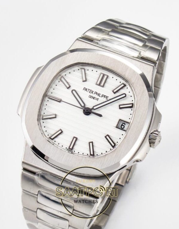 Patek Philippe Nautilus 57111A-011 Beyaz Kadran Super Clone ETA