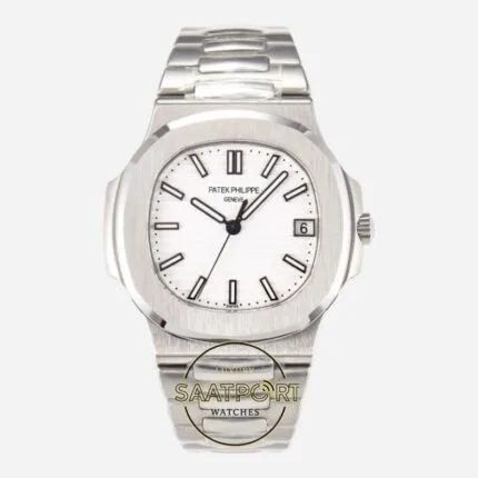 Patek Philippe Nautilus 57111A-011 Beyaz Kadran Super Clone ETA