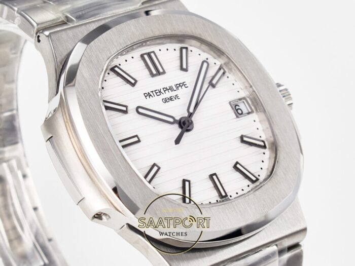 Patek Philippe Nautilus 57111A-011 Beyaz Kadran Super Clone ETA