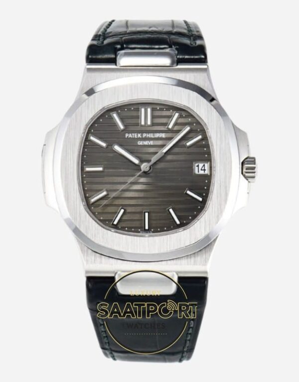 Patek Philippe Nautilus 5711G-001 Deri Kordon 3k factory Super Clone ETA