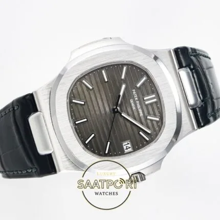 Patek Philippe Nautilus 5711G-001 Deri Kordon 3k factory Super Clone ETA DERİ KORDON