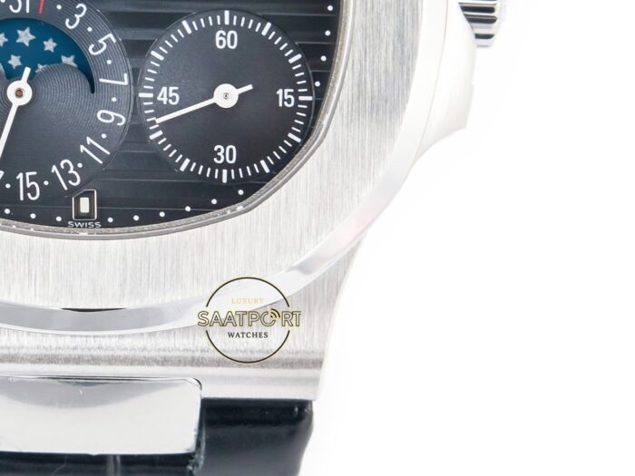 Patek Philippe Nautilus 5712 PPF Çelik Kasa Mavi Kadran Super Clone ETA