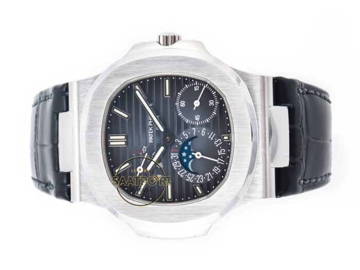 Patek Philippe Nautilus 5712 PPF Çelik Kasa Mavi Kadran Super Clone ETA