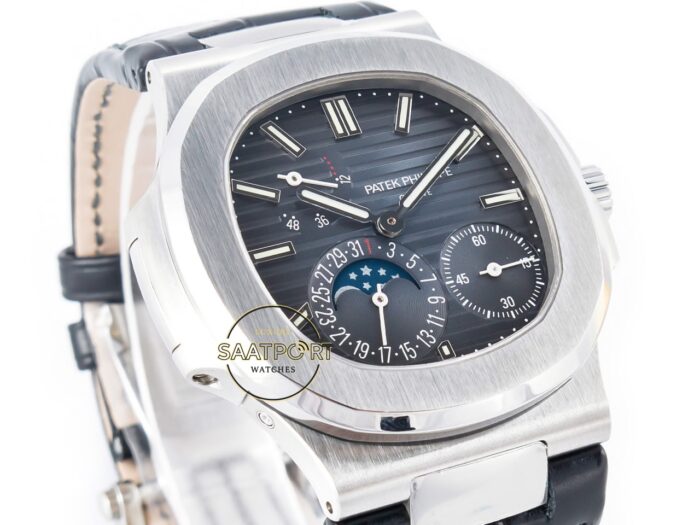 Patek Philippe Nautilus 5712 PPF Çelik Kasa Mavi Kadran Super Clone ETA