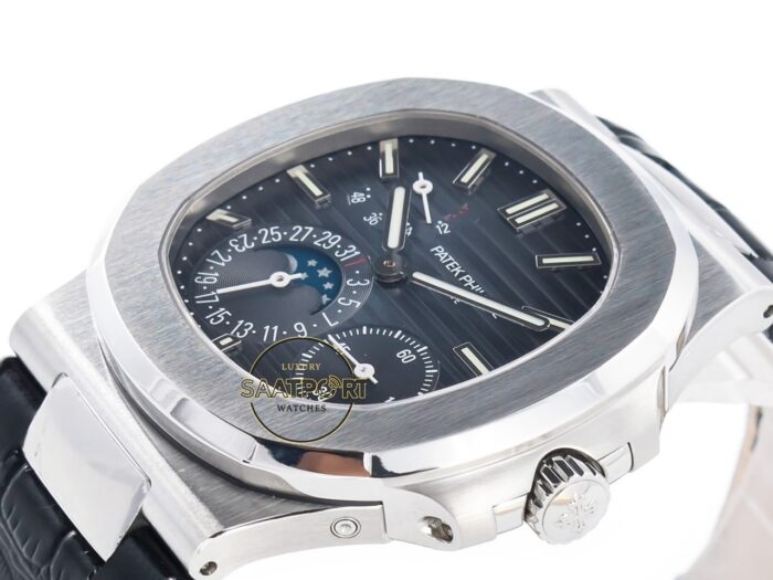 Patek Philippe Nautilus 5712 PPF Çelik Kasa Mavi Kadran Super Clone ETA