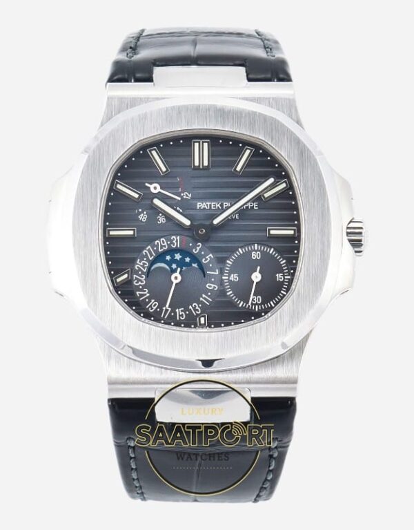 Patek Philippe Nautilus 5712 PPF Çelik Kasa Mavi Kadran Super Clone ETA