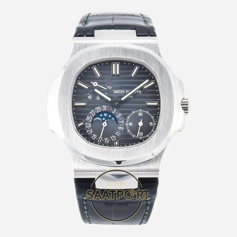 Patek Philippe Nautilus 5712 PPF Çelik Kasa Mavi Kadran Super Clone ETA