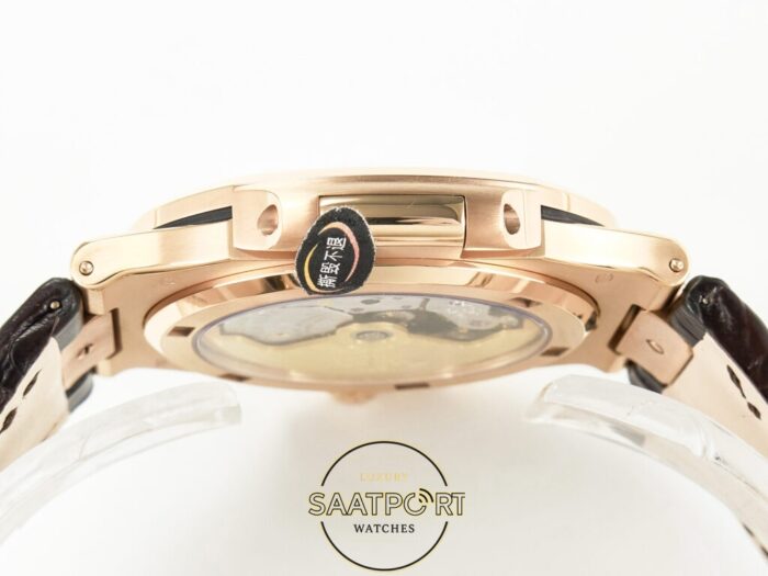 Patek Philippe Rose Nautilus 5711 Deri Kordon 3k Factory Super Clone Eta