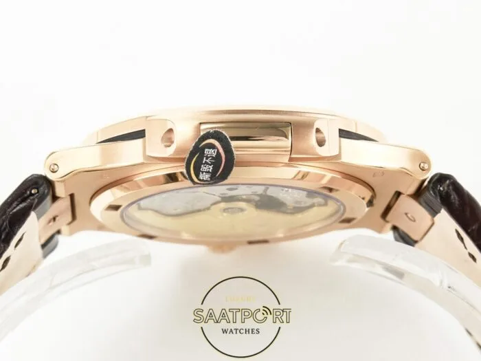 Patek Philippe Rose Nautilus 5711 Deri Kordon 3k Factory Super Clone Eta