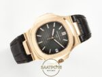 Patek Philippe Rose Nautilus 5711 Deri Kordon 3k Factory Super Clone Eta