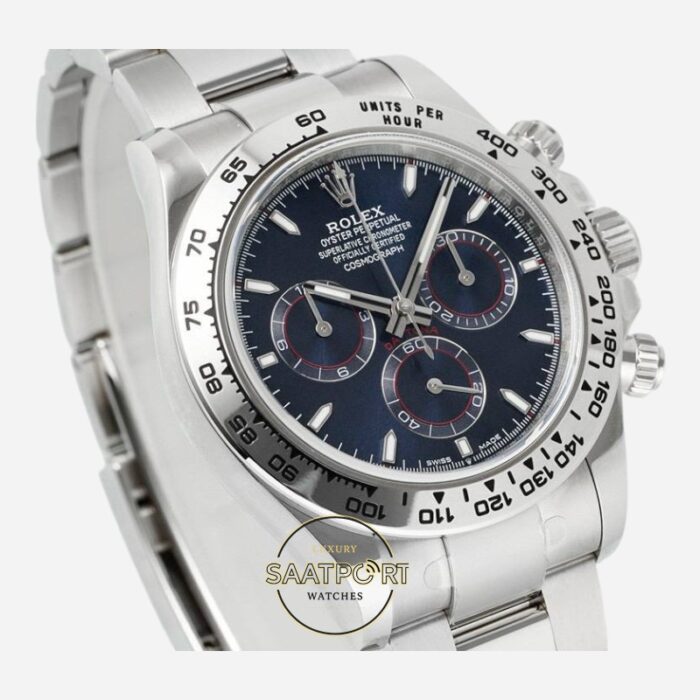 Rolex Daytona 126509 Mavi Kadran 4131 Super Clone Eta replik