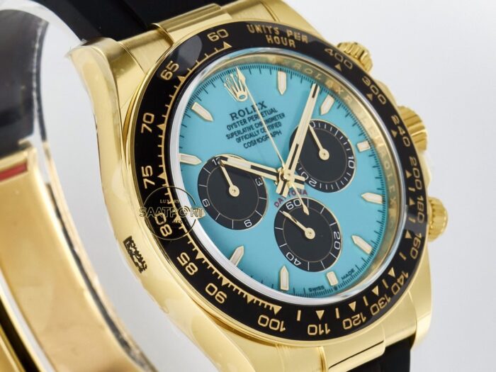Rolex Daytona 126518LN Tiffany Blue Oysterflex 4131 Super Clone Eta